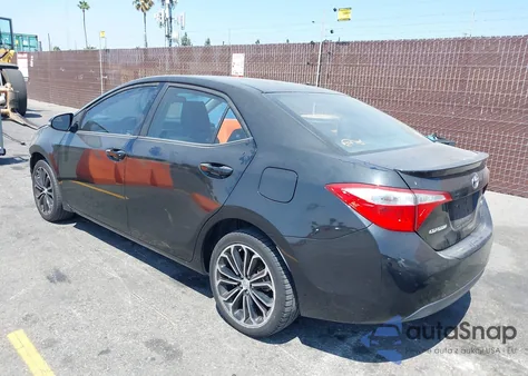 2014 Toyota Corolla S Plus из США, поврежденный, VIN 5YFBURHE0EP159986